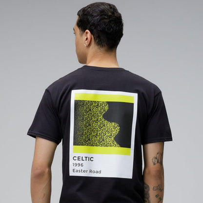 Celtic Men's Bumblebee 1996 Back Print Black T-Shirt