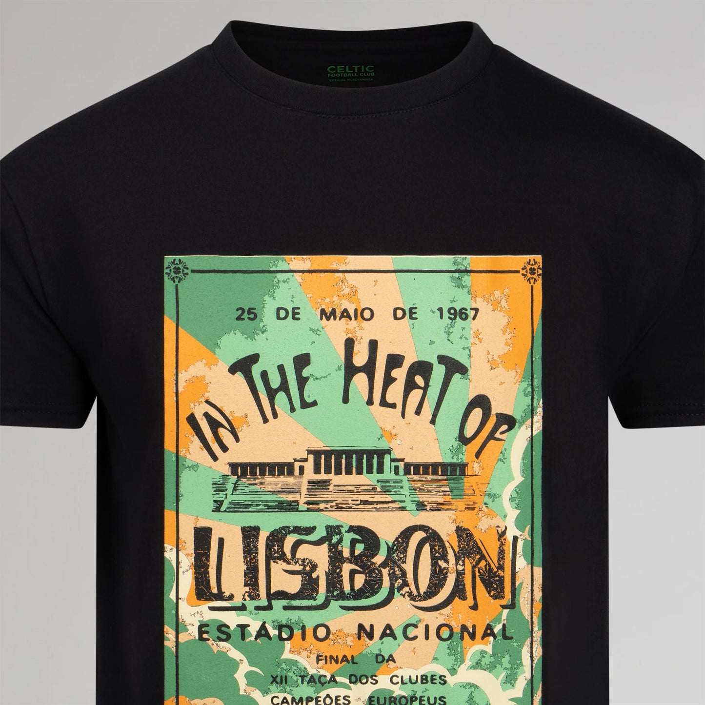 Celtic Men's In The Heat Of Lisbon Black T-Shirt