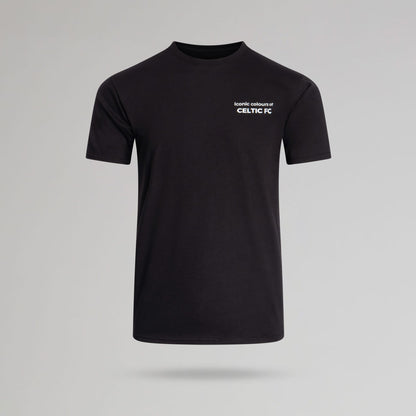 Celtic Men's Pantone Bumblebee 1996 Back Print Black T-Shirt