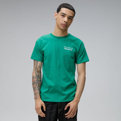 Celtic Men's Peoples 1991 Back Print Green T-Shirt