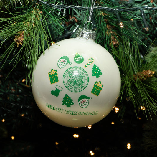 Celtic Merry Christmas Bauble