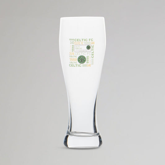 Celtic Print Pilsner Glass