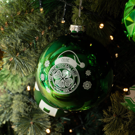 Celtic Santa Hat Bauble