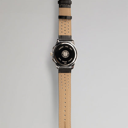 Celtic Sekonda Chronograph Black Leather Watch