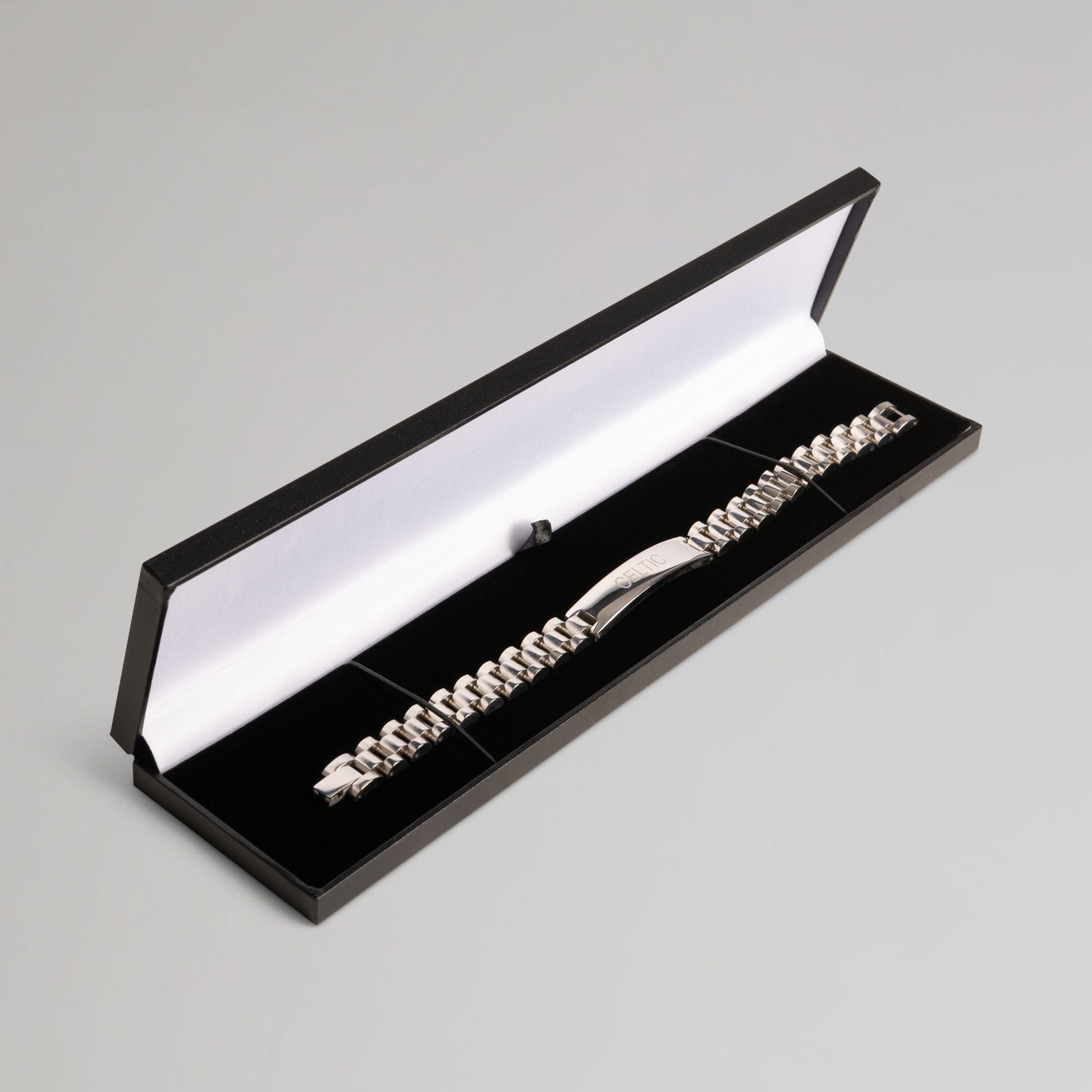 Celtic Silver Plated ID Bracelet