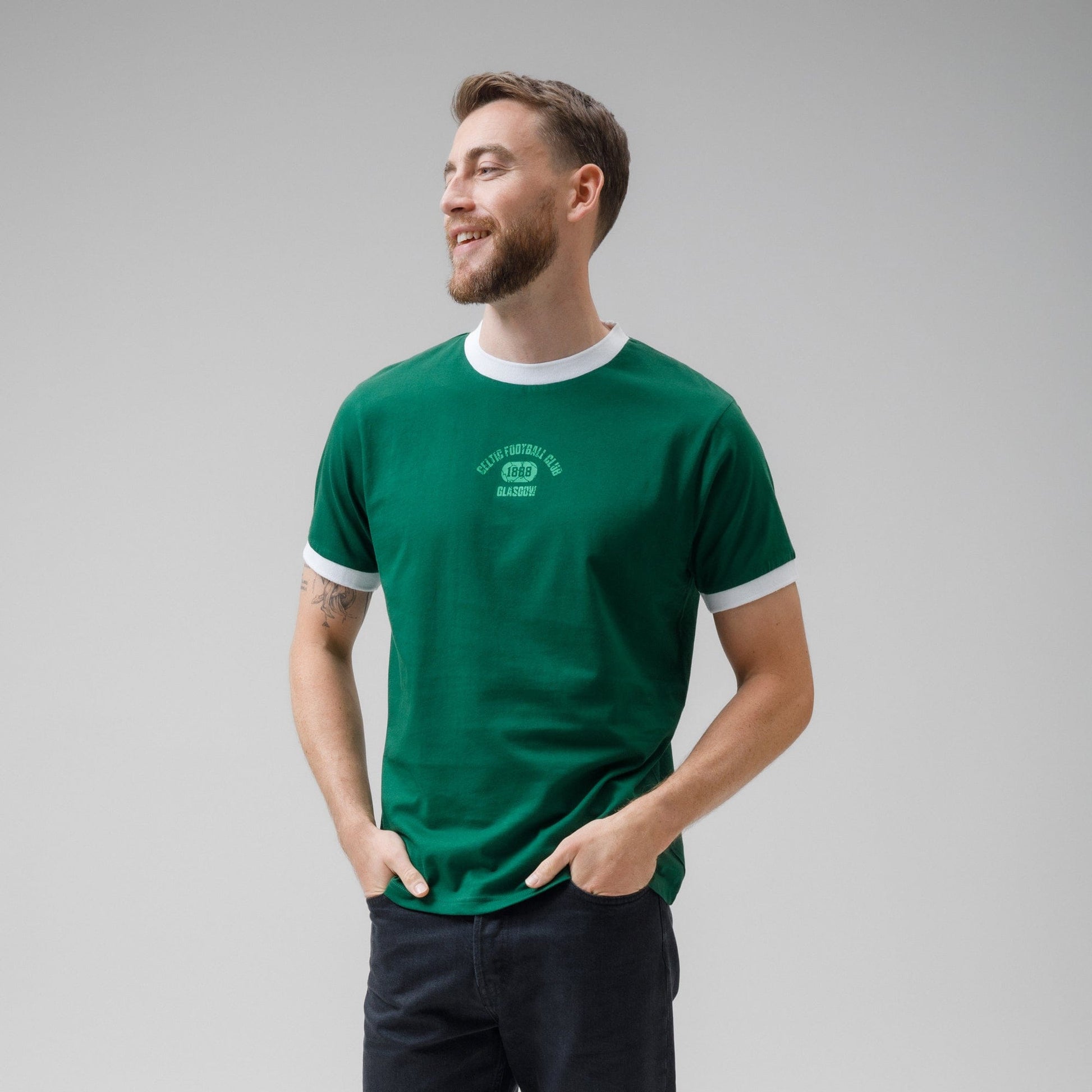 Celtic Tricolour Tipped T-Shirt