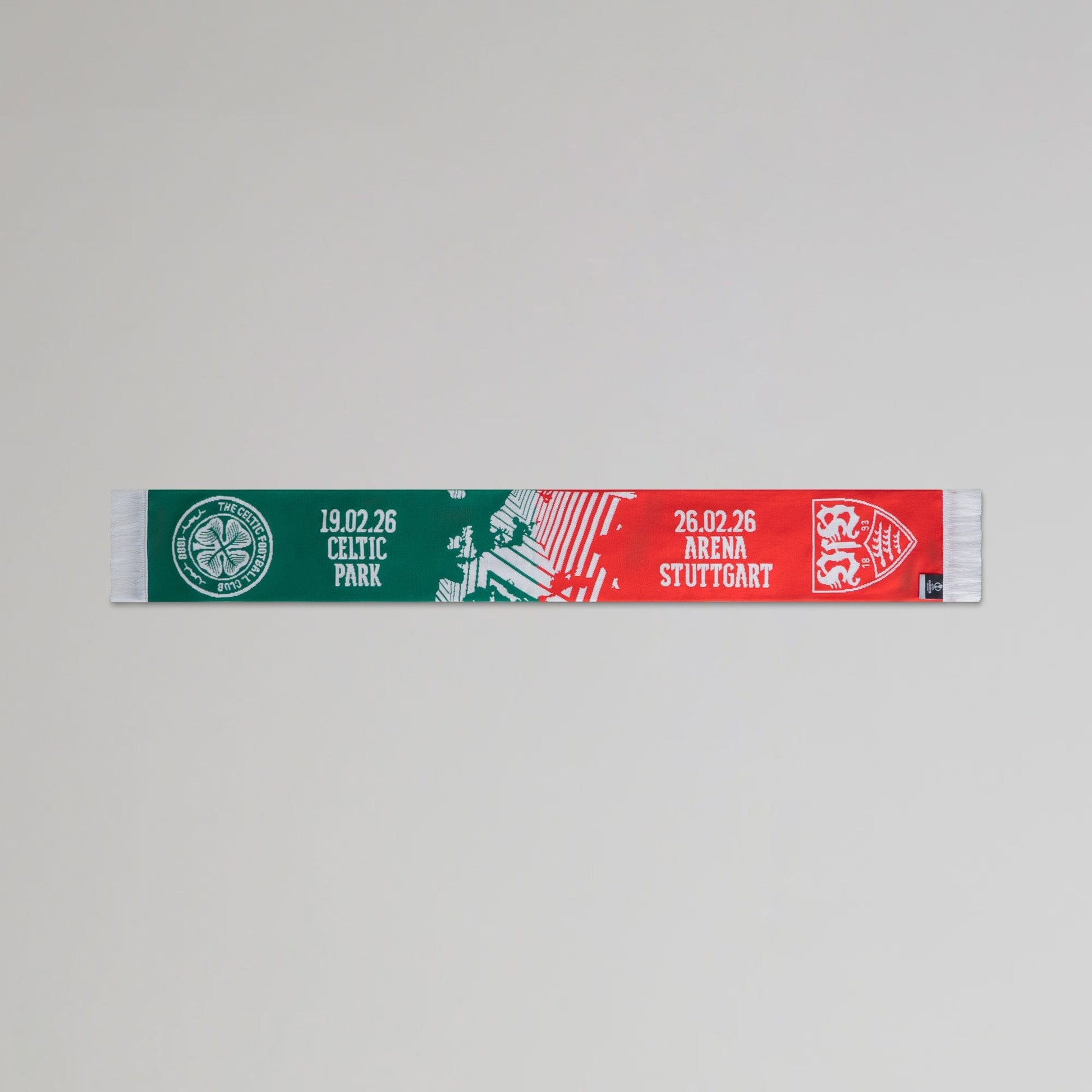 Celtic vs Stuttgart 2025/26 UEFA Europa League Scarf