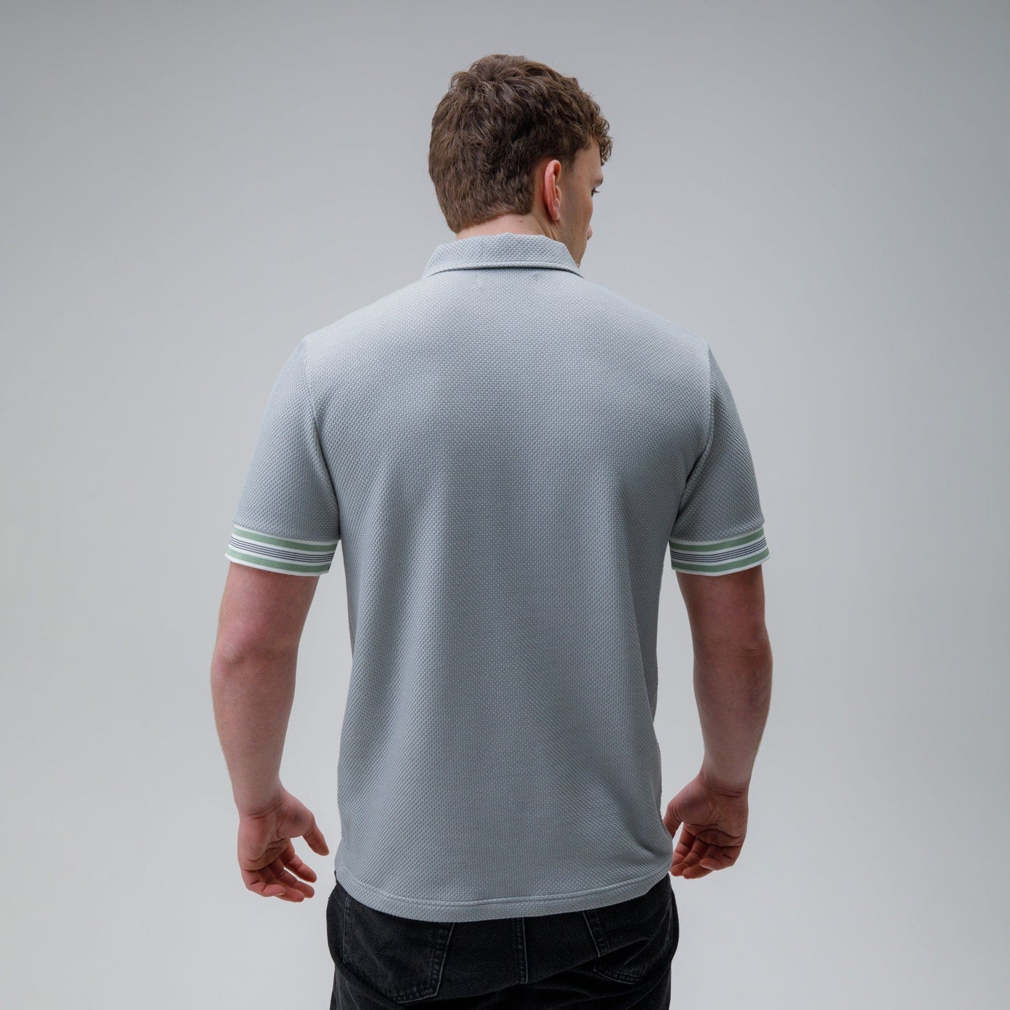 Celtic Waffle Grey Polo Shirt