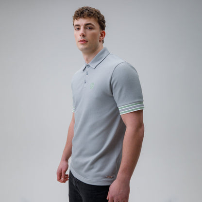 Celtic Waffle Grey Polo Shirt