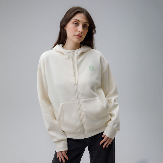 Celtic Women's Back Print Cream Hoodie