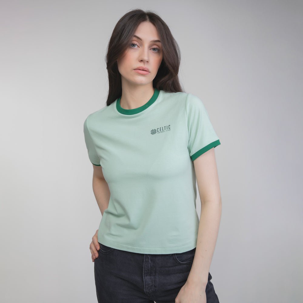 Celtic Women's Clover Mint Green T-Shirt