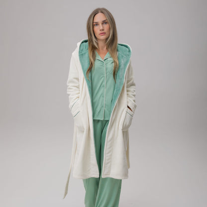 Celtic Women's Cream Robe