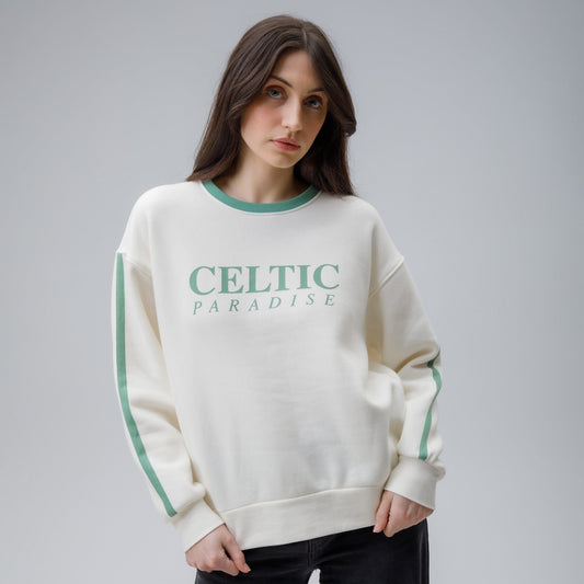 Celtic Women's Crewneck Cream Sweatshirt