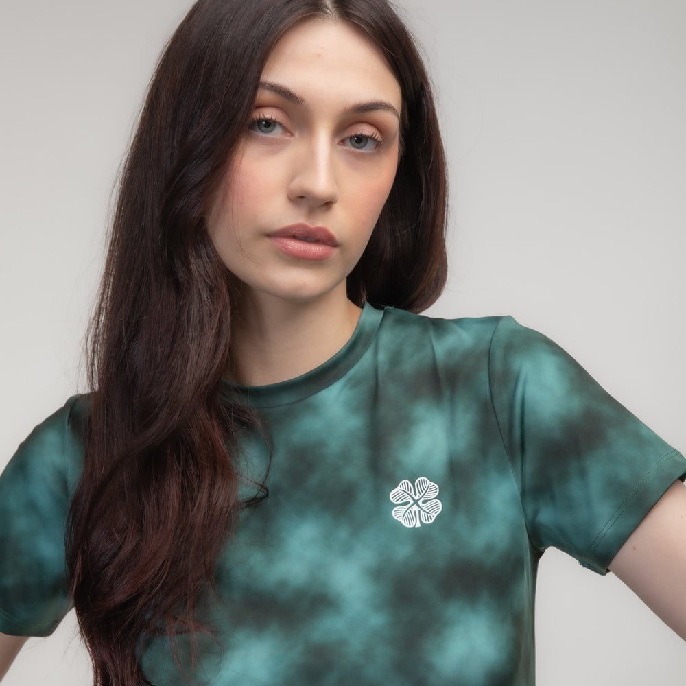 Celtic Women's Dark Green Print T-Shirt