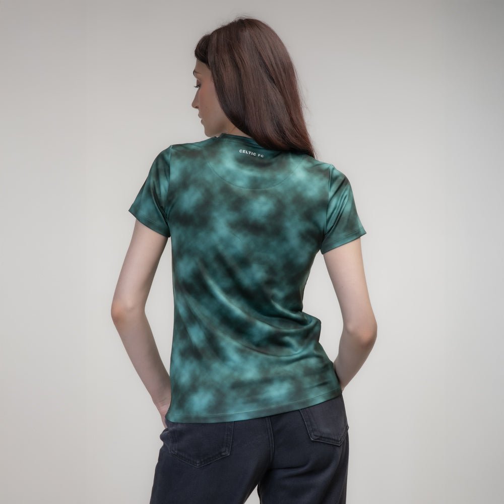 Celtic Women's Dark Green Print T-Shirt