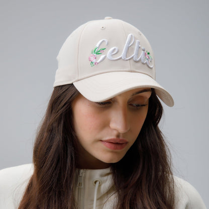 Celtic Women's Floral Embroidered Cap