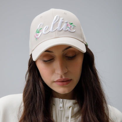 Celtic Women's Floral Embroidered Cap