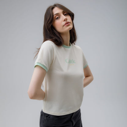 Celtic Women's Print Cream T-shirt