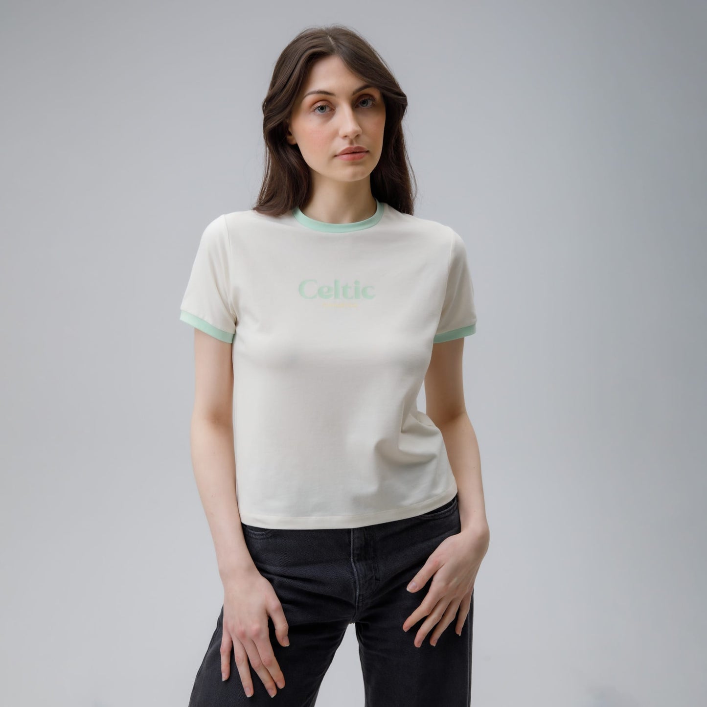 Celtic Women's Print Cream T-shirt