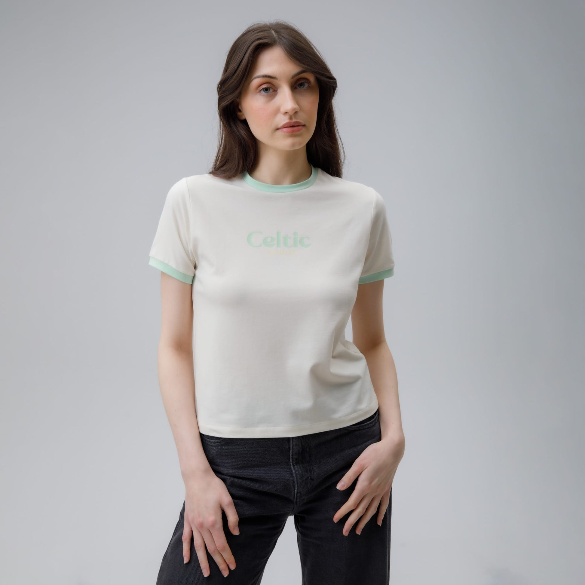 Celtic Women's Print Cream T-shirt