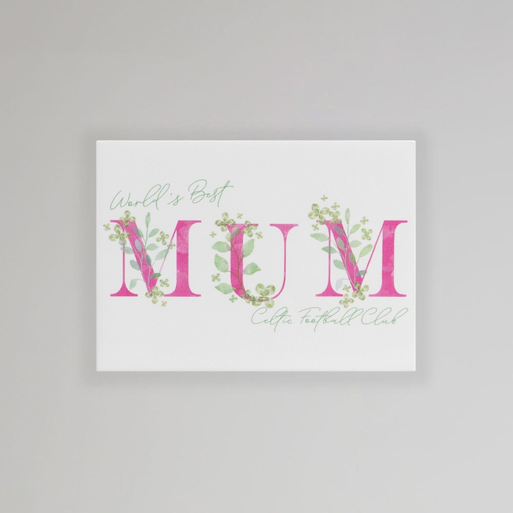 Celtic World's Best Mum Floral Magnet