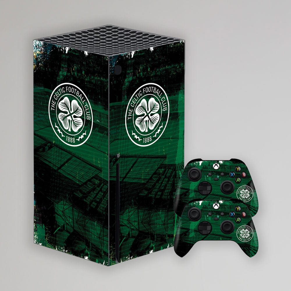 Celtic XBOX X Console and Controller Skin