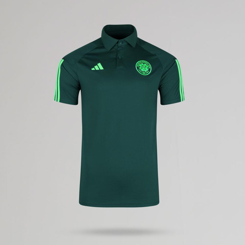 adidas Celtic 2023/24 Dunkelgrünes Trainingspolo