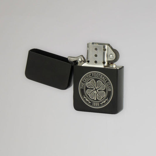 Celtic Matt Black Crest Lighter