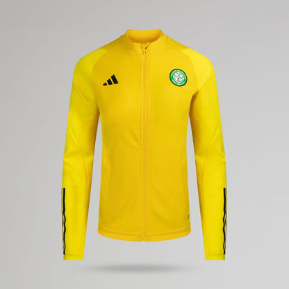 adidas Celtic 2023/24 Gelbe Trainingsjacke für Damen