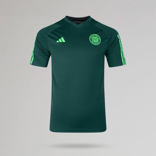 adidas Celtic 2023/24 Dunkelgrünes Trainingstrikot