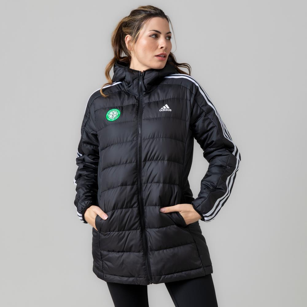 adidas Celtic Essentials 3-Streifen-Parka für Damen