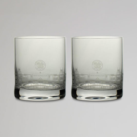 Celtic Stadium Whisky Glass Set of 2