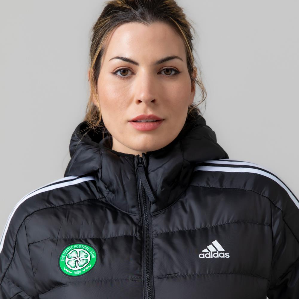 adidas Celtic Essentials 3-Streifen-Parka für Damen