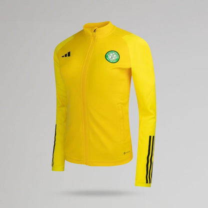 adidas Celtic 2023/24 Gelbe Trainingsjacke für Damen