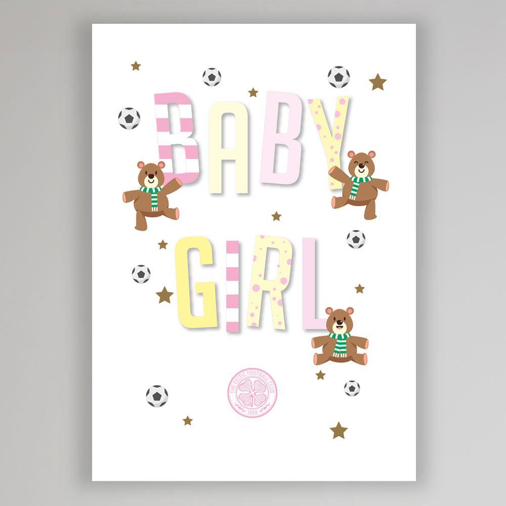 Celtic Baby Girl Card