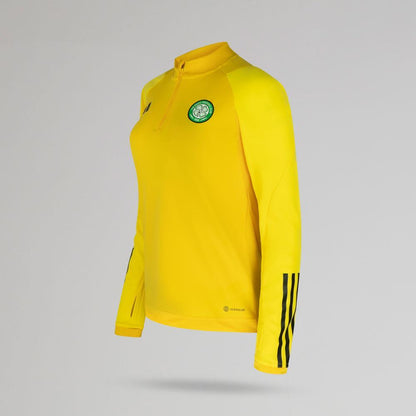 adidas Celtic 2023/24 Gelbes Trainingstop für Damen