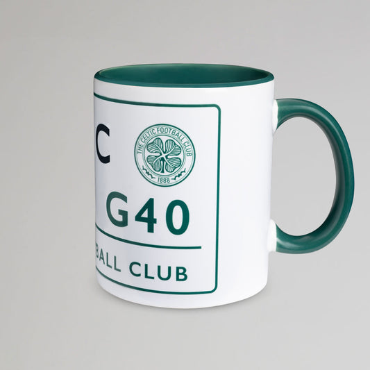 Keltisches Straßenschild Tasse