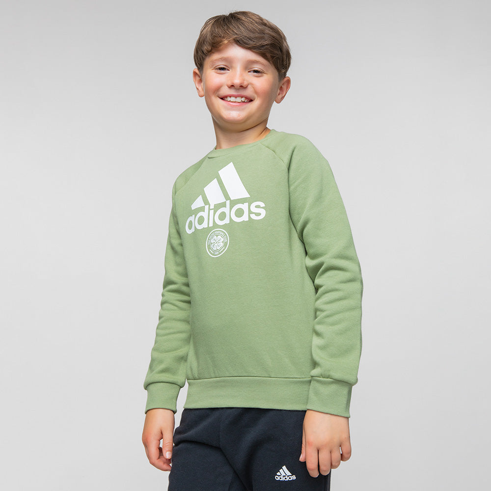 adidas Celtic Junior Grüner Jogginganzug