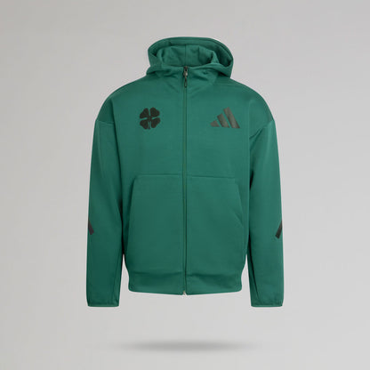 adidas Celtic ZNE Kapuzenpullover, grün