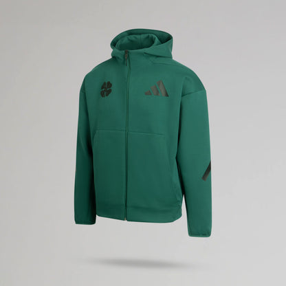 adidas Celtic ZNE Kapuzenpullover, grün