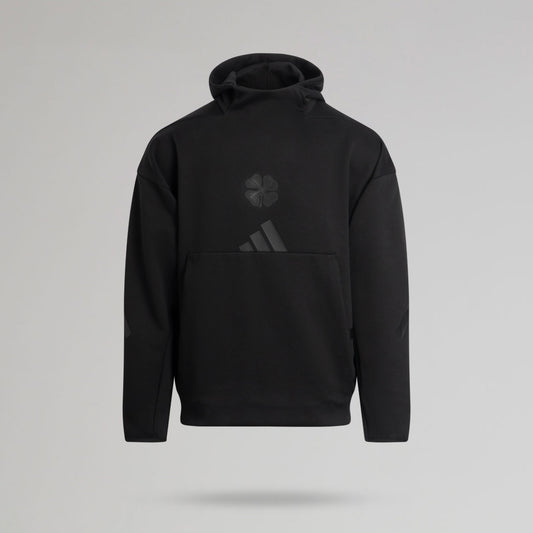 adidas Celtic ZNE-Kapuzenpullover in Schwarz