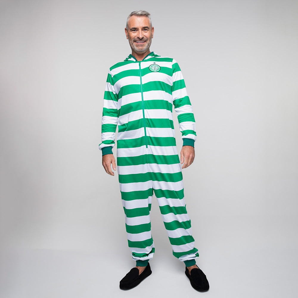 Onesie mit keltischem Ringelmuster und Reißverschluss