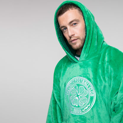 Celtic Crest Green Fleece Hoodie