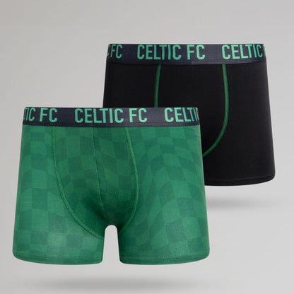 Celtic Adult 2 Pack Boxer Shorts