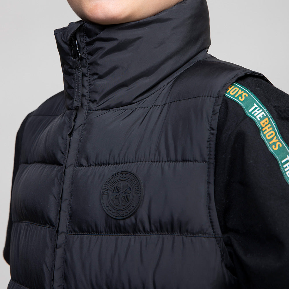 Celtic Junior Crest Padded Gilet