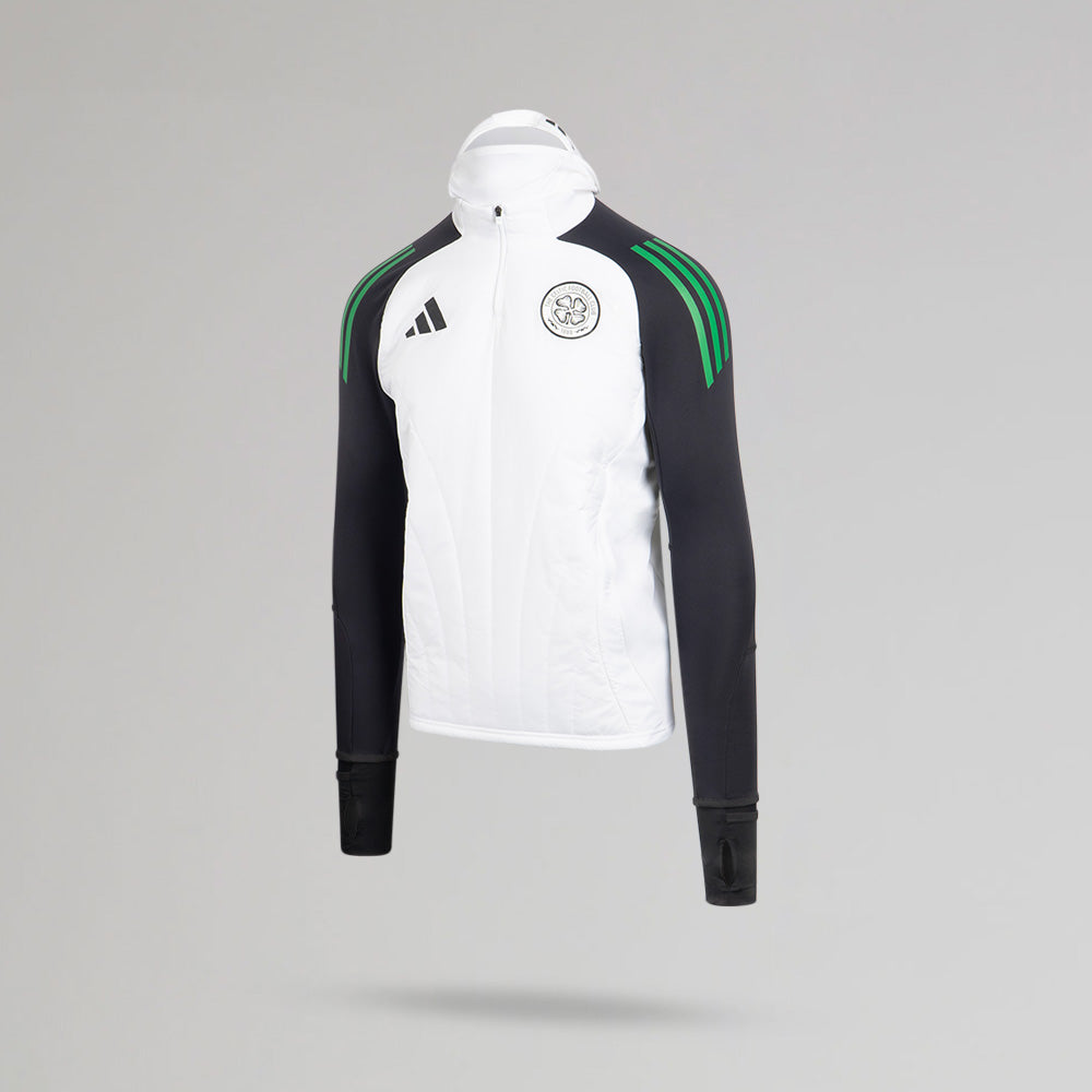 adidas Celtic 2024/25 Weißes Winteroberteil