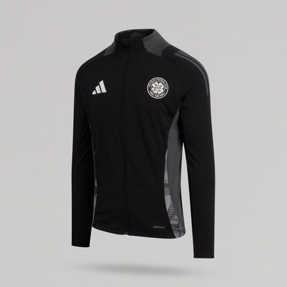 adidas Celtic 2024/25 Schwarze Trainingsjacke