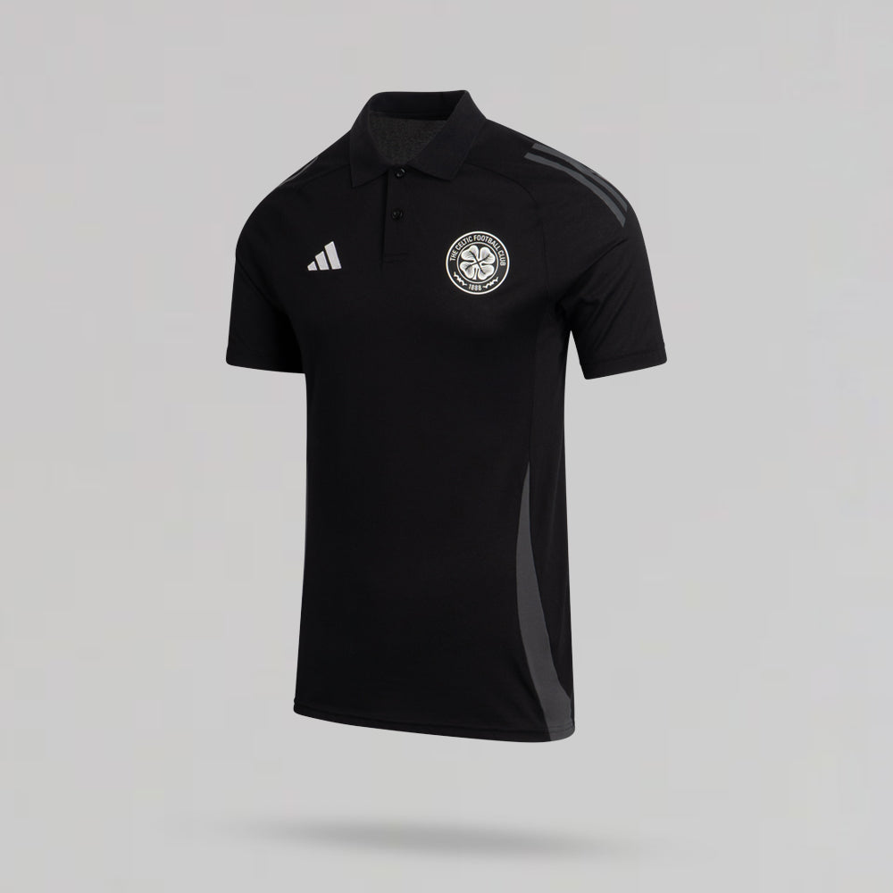 adidas Celtic 2024/25 Schwarzes Poloshirt