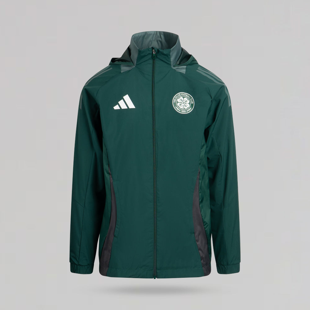 adidas Celtic 2024/25 Grüne Allwetterjacke