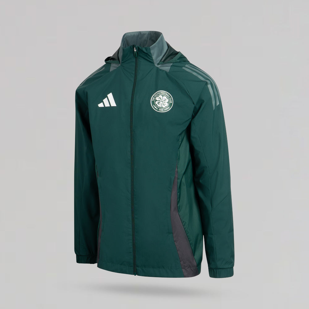 adidas Celtic 2024/25 Grüne Allwetterjacke